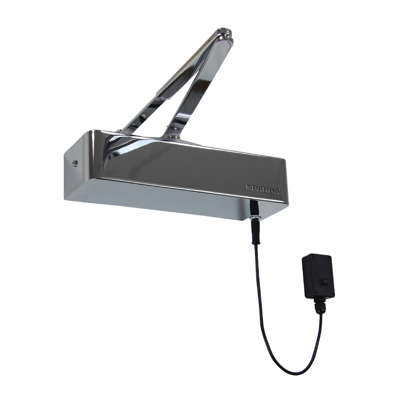 S80 Polished Nickel Plated Hold Open/ Swing Free Door